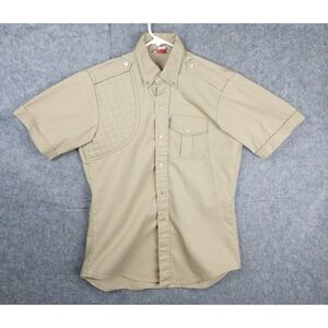 Vintage PAST Corp Hunting Shirt Mens Medium Quilted Shooting Pad Made USA 80s